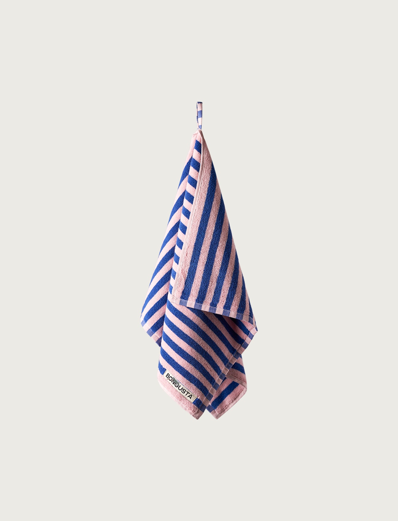 Naram Towels, dazzling blue & rose