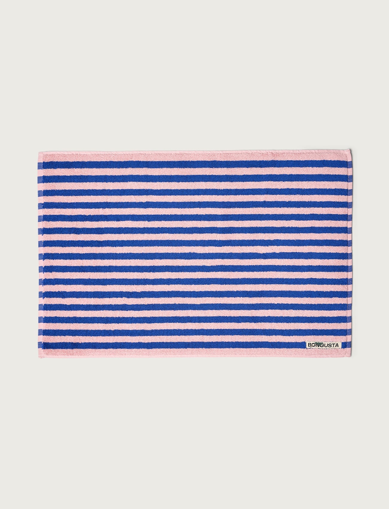 Naram Bath Mat, dazzling blue & rose