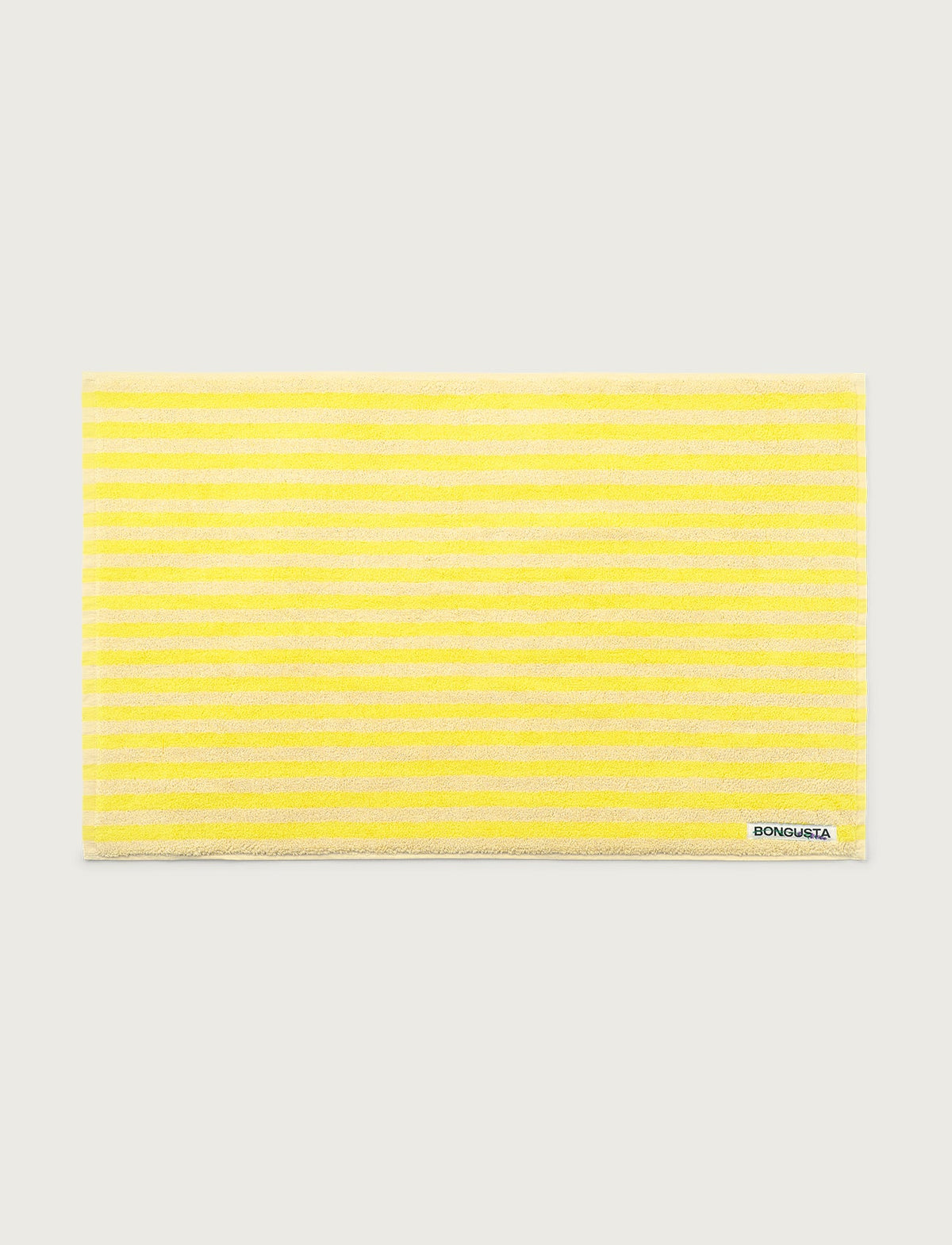 Naram Bath Mat, pristine & neon yellow