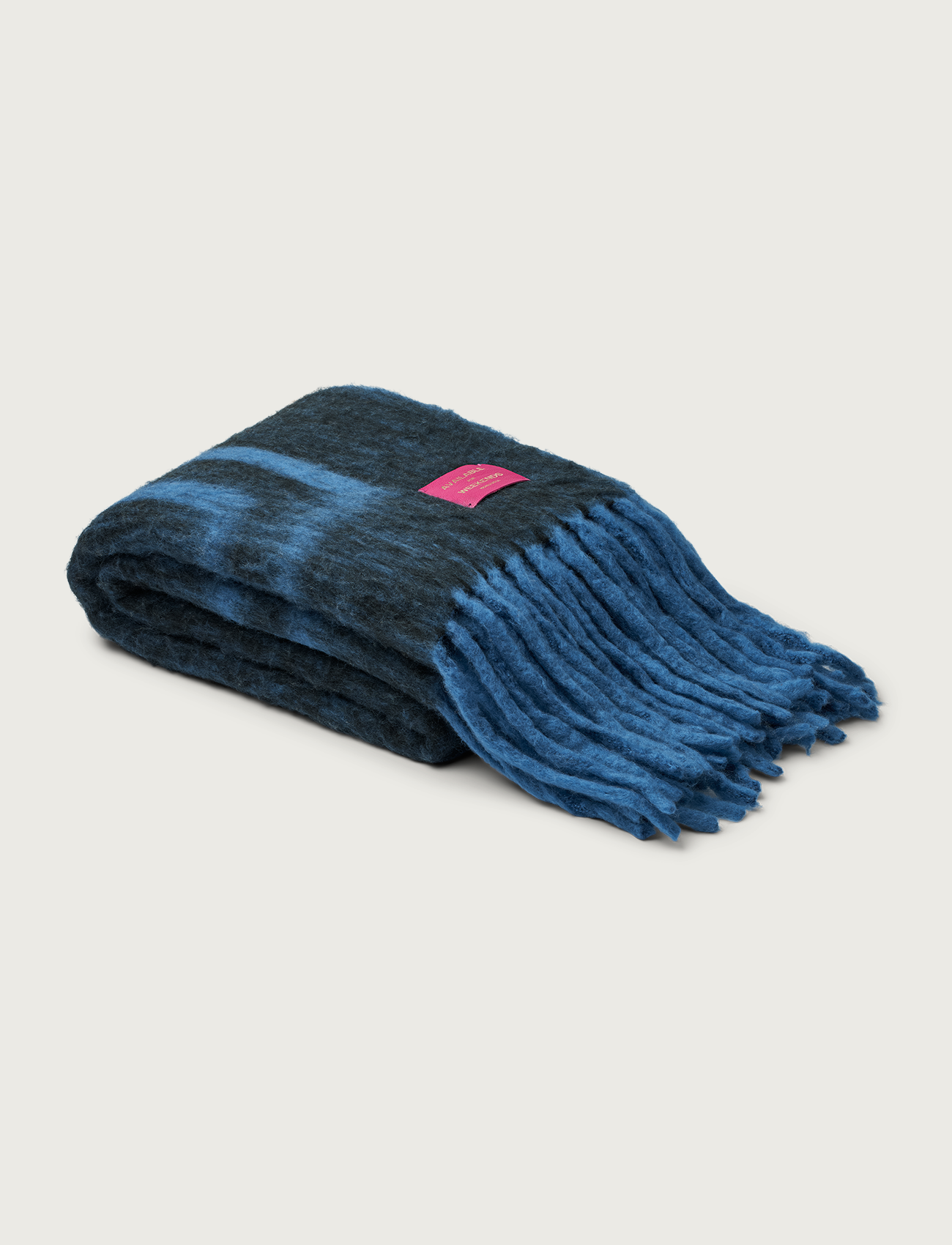 Weekend Plaid, raven & dazzling blue