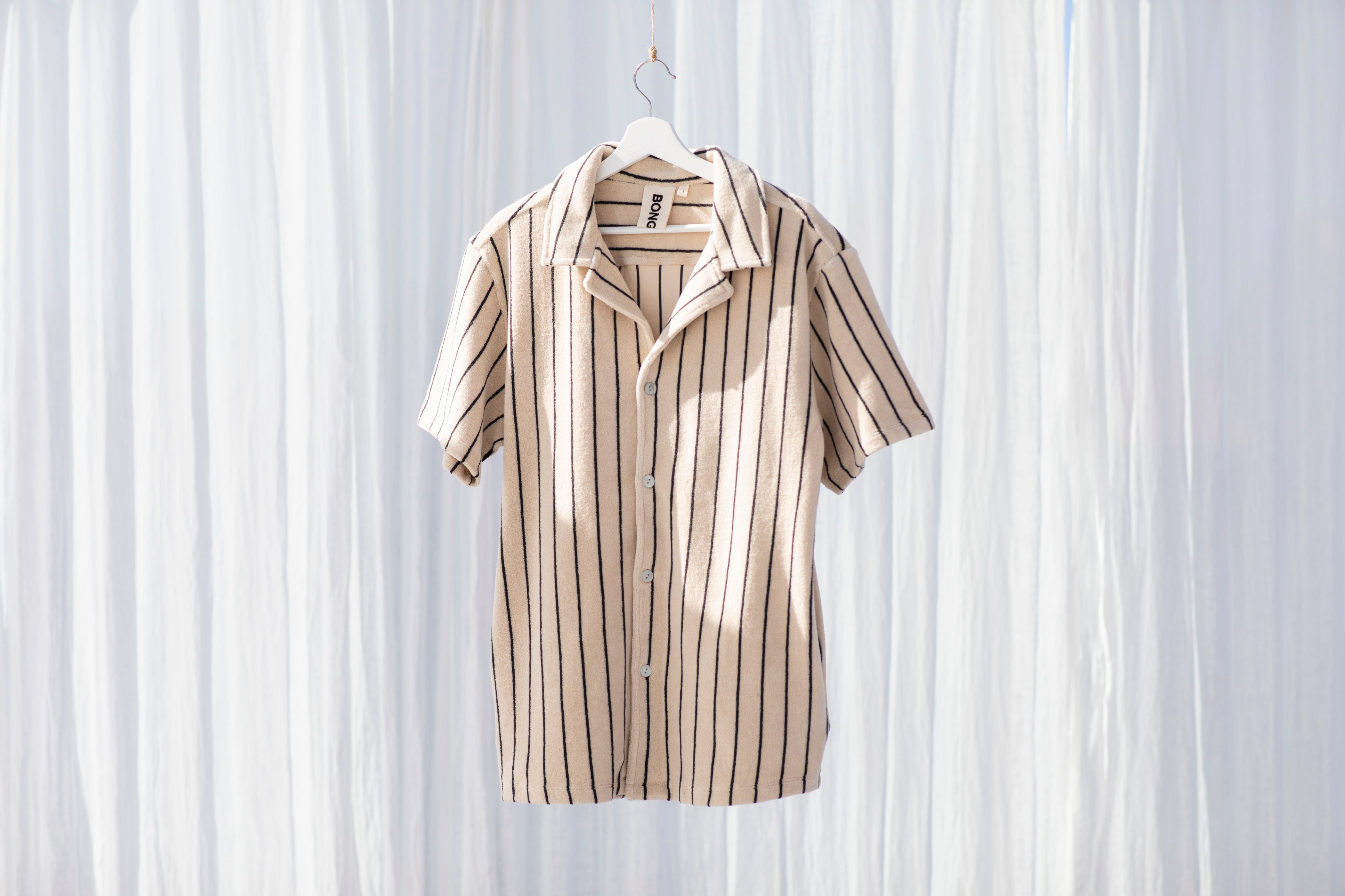 Naram Shirt, creme & ink
