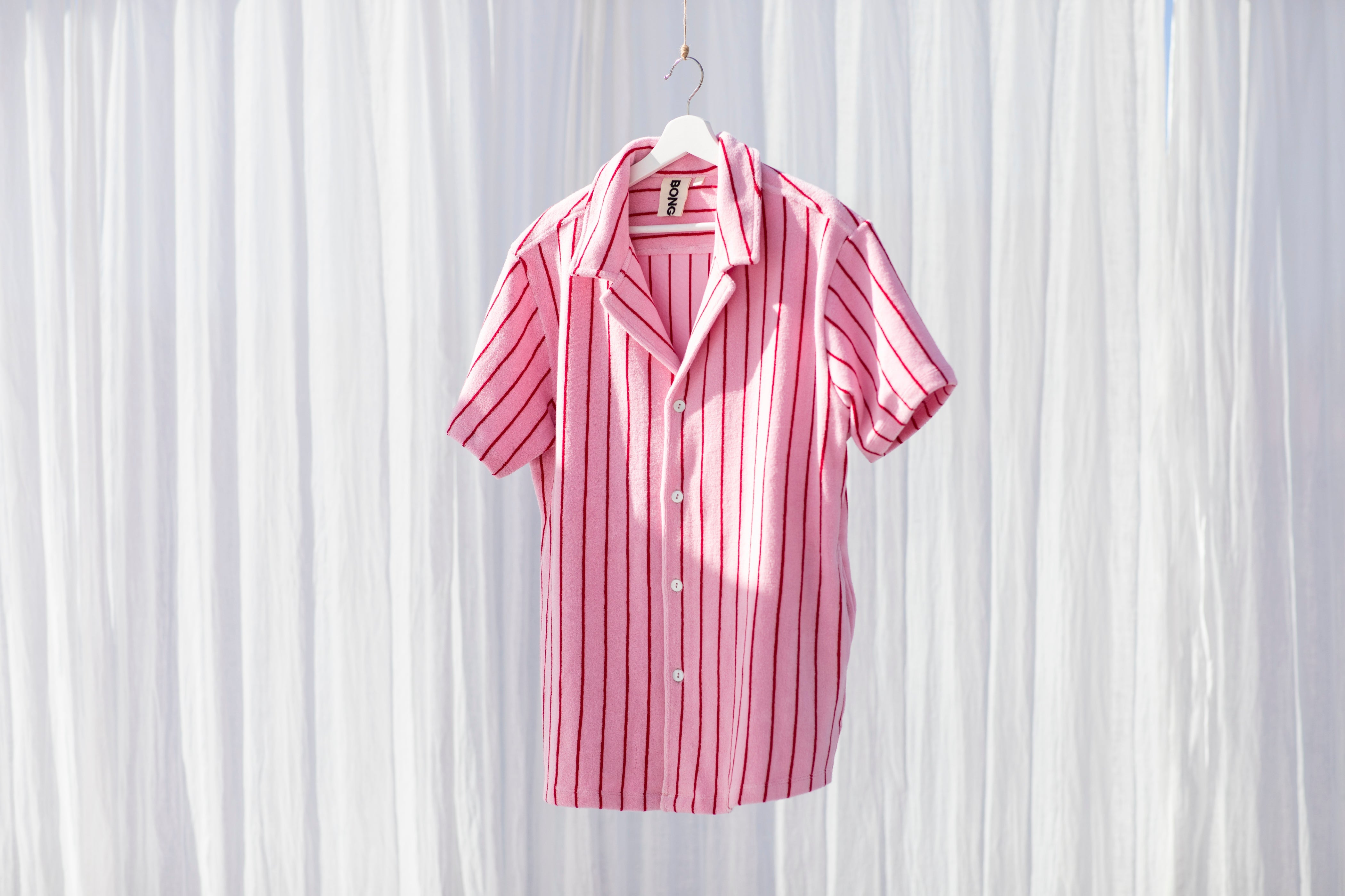 Naram Shirt, baby pink & ski patrol