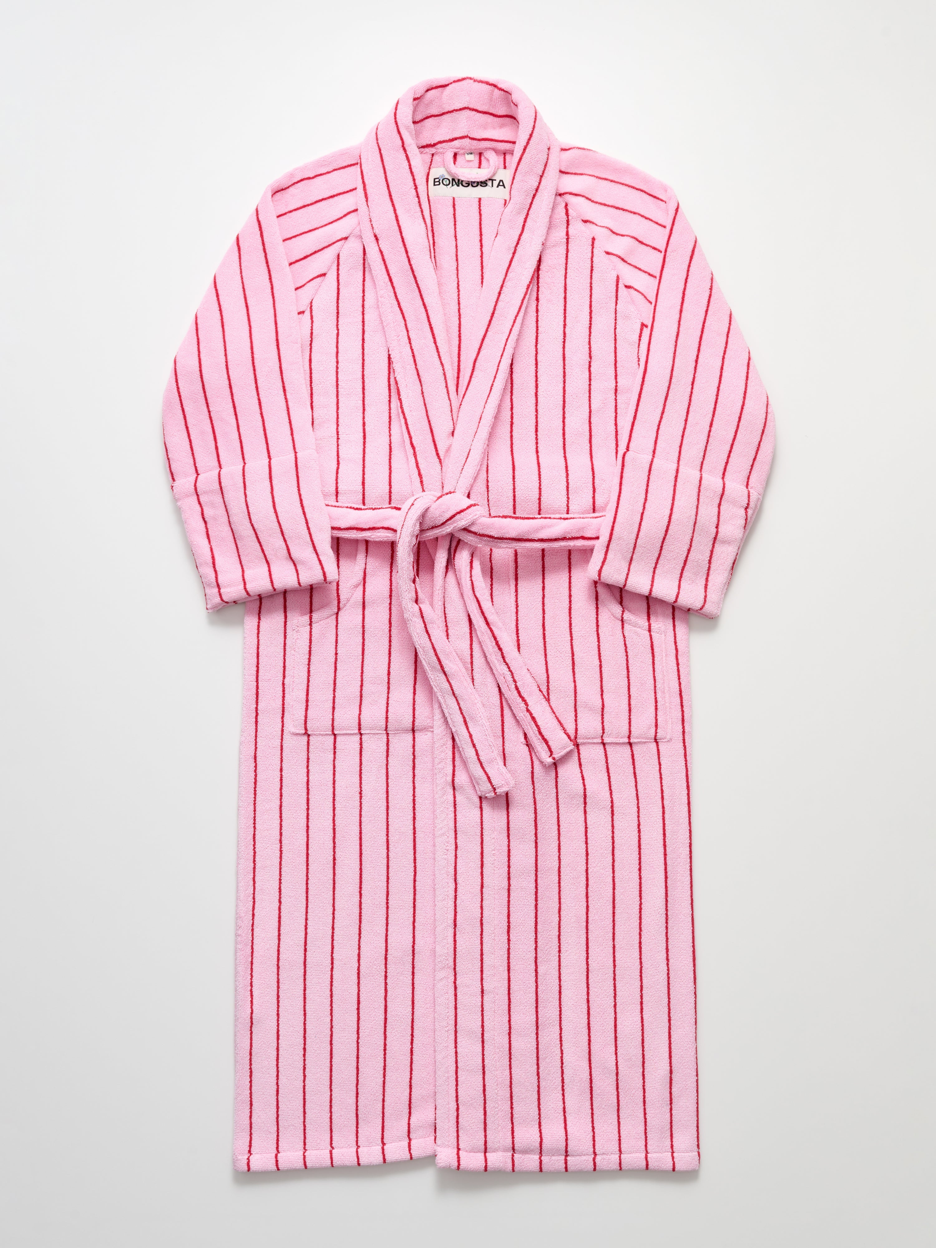Naram Bathrobe, baby pink & ski patrol
