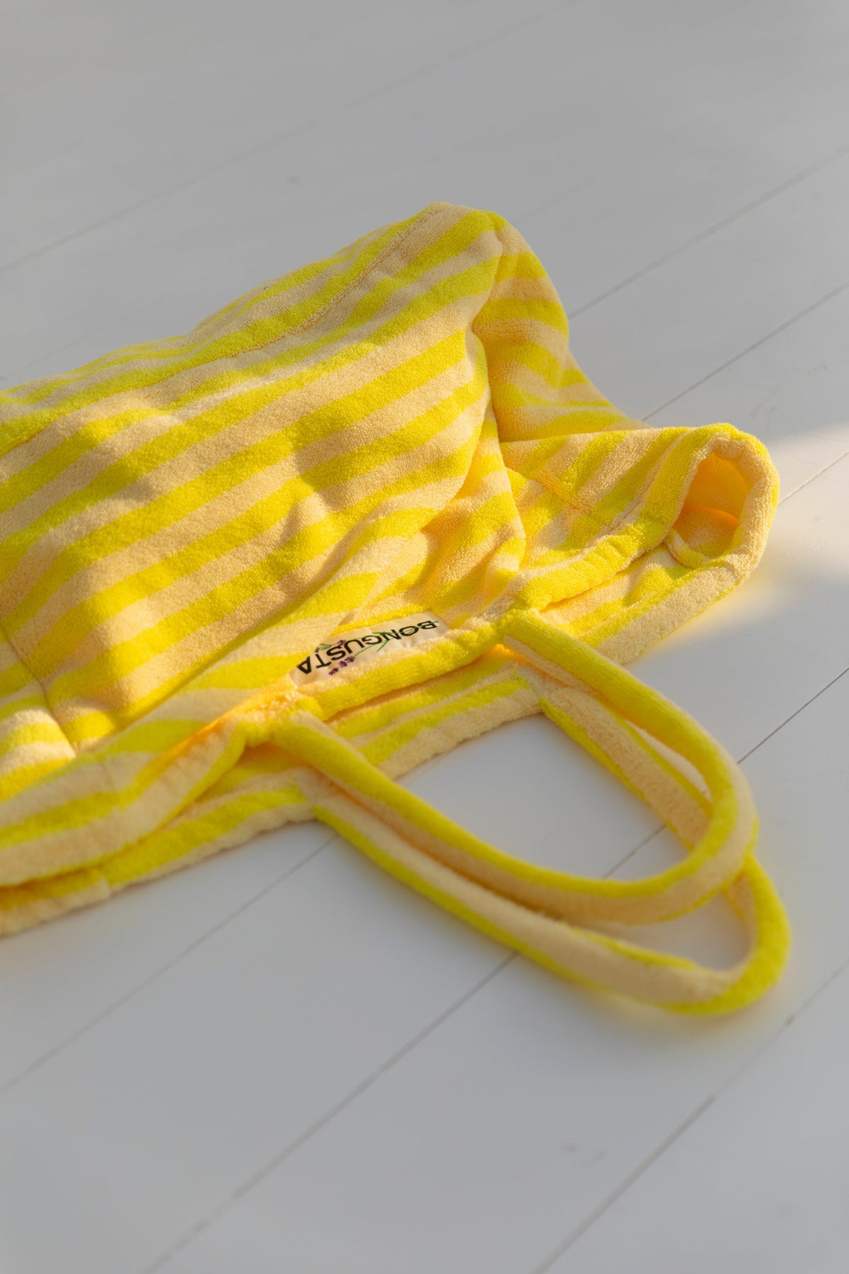 Naram Weekend Bag, pristine & neon yellow