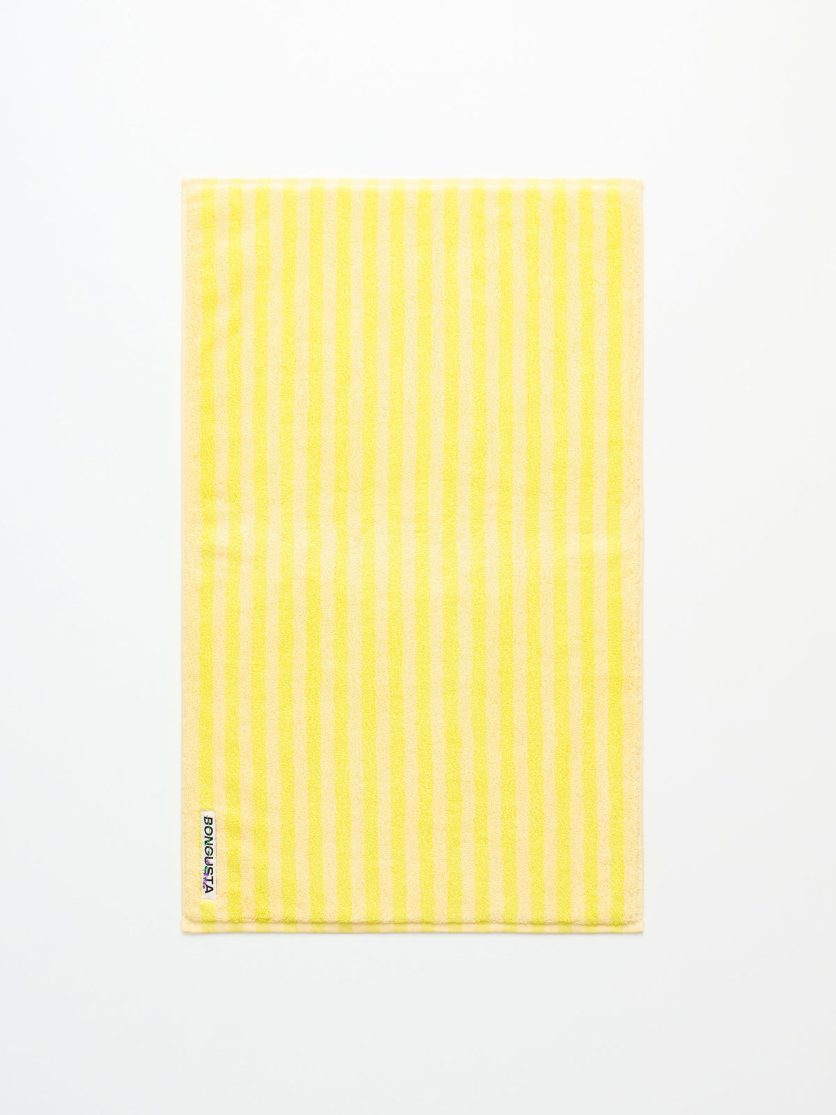 Naram Bath Mat, pristine & neon yellow