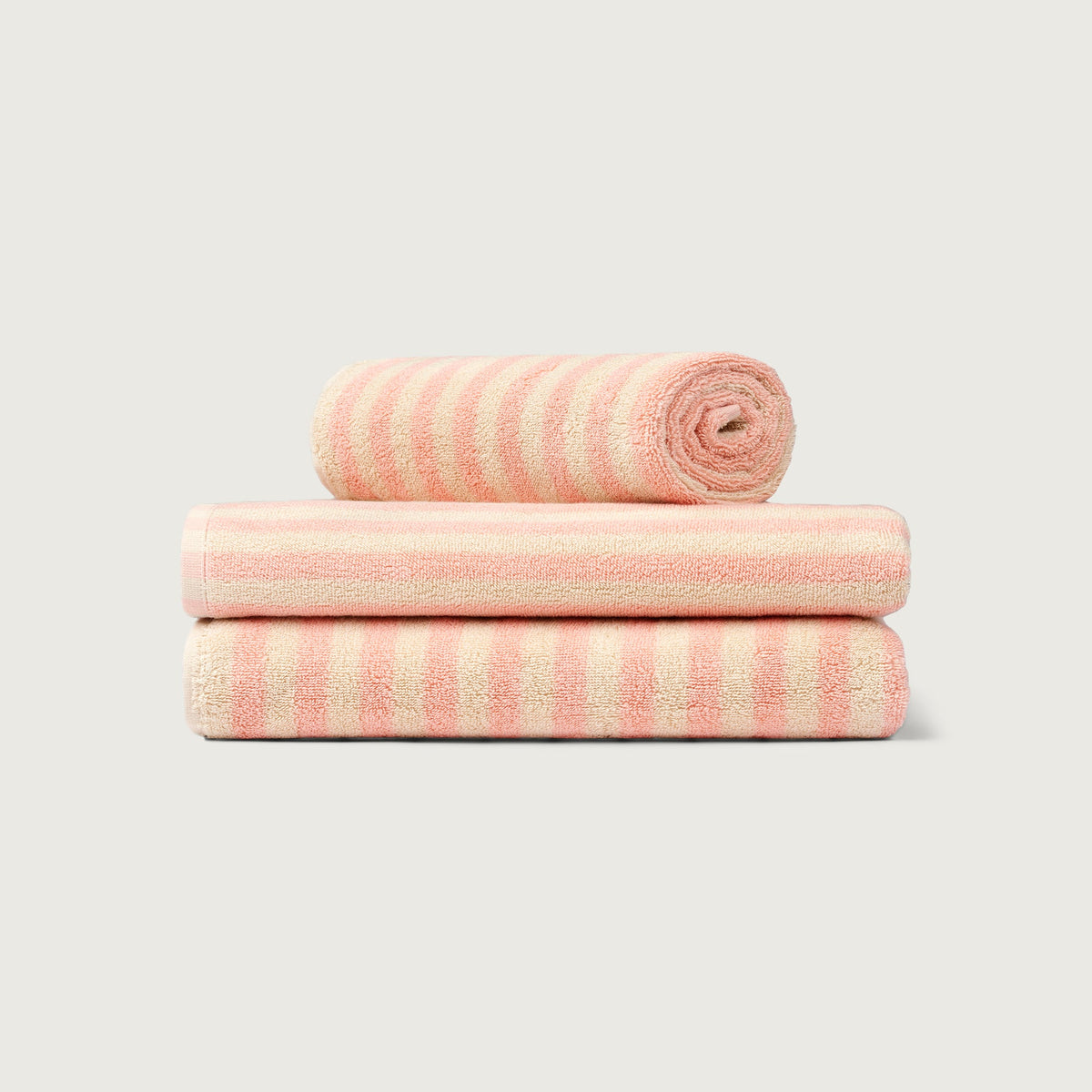 Naram Towels, tropical & creme