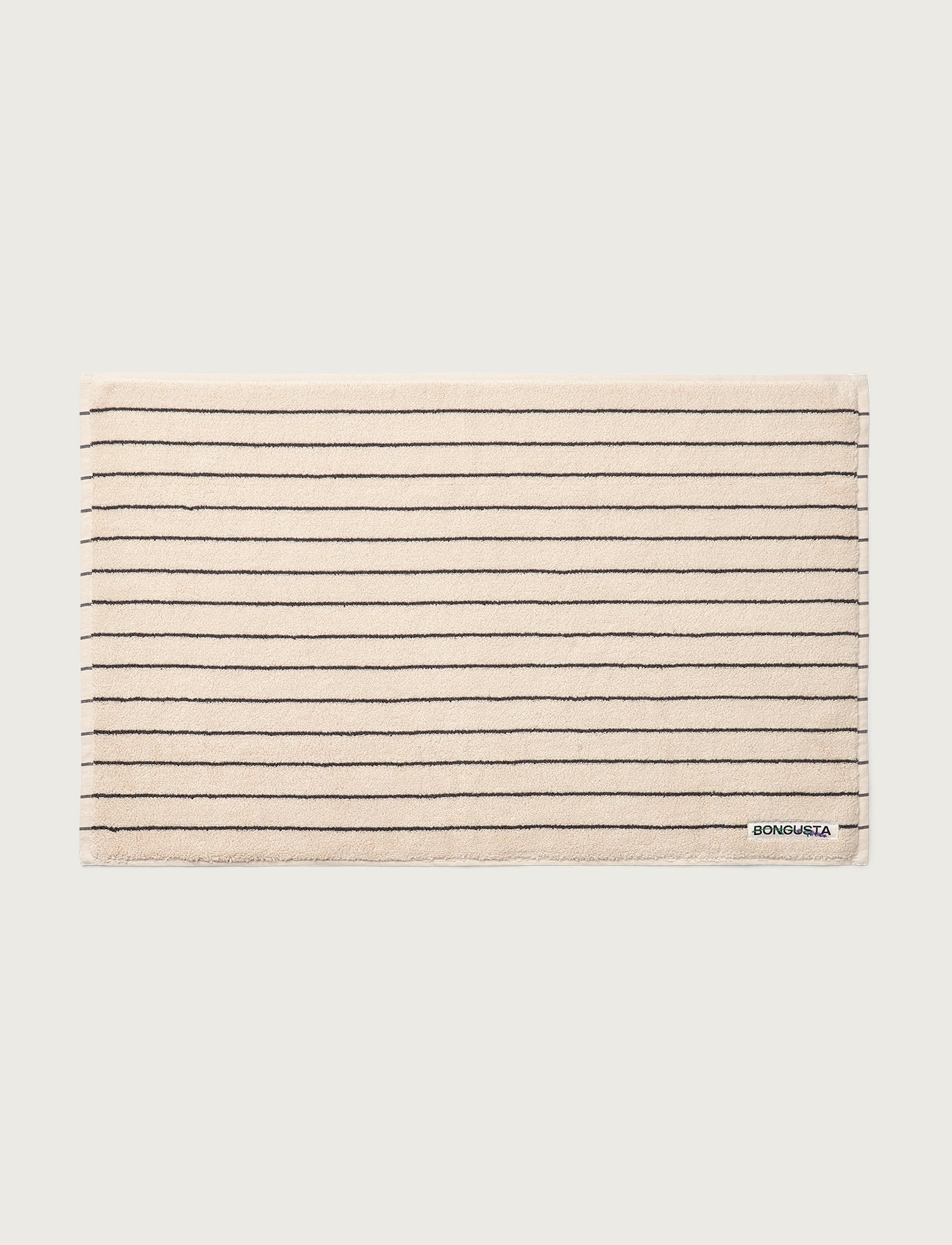 Naram Bath Mat, creme & ink