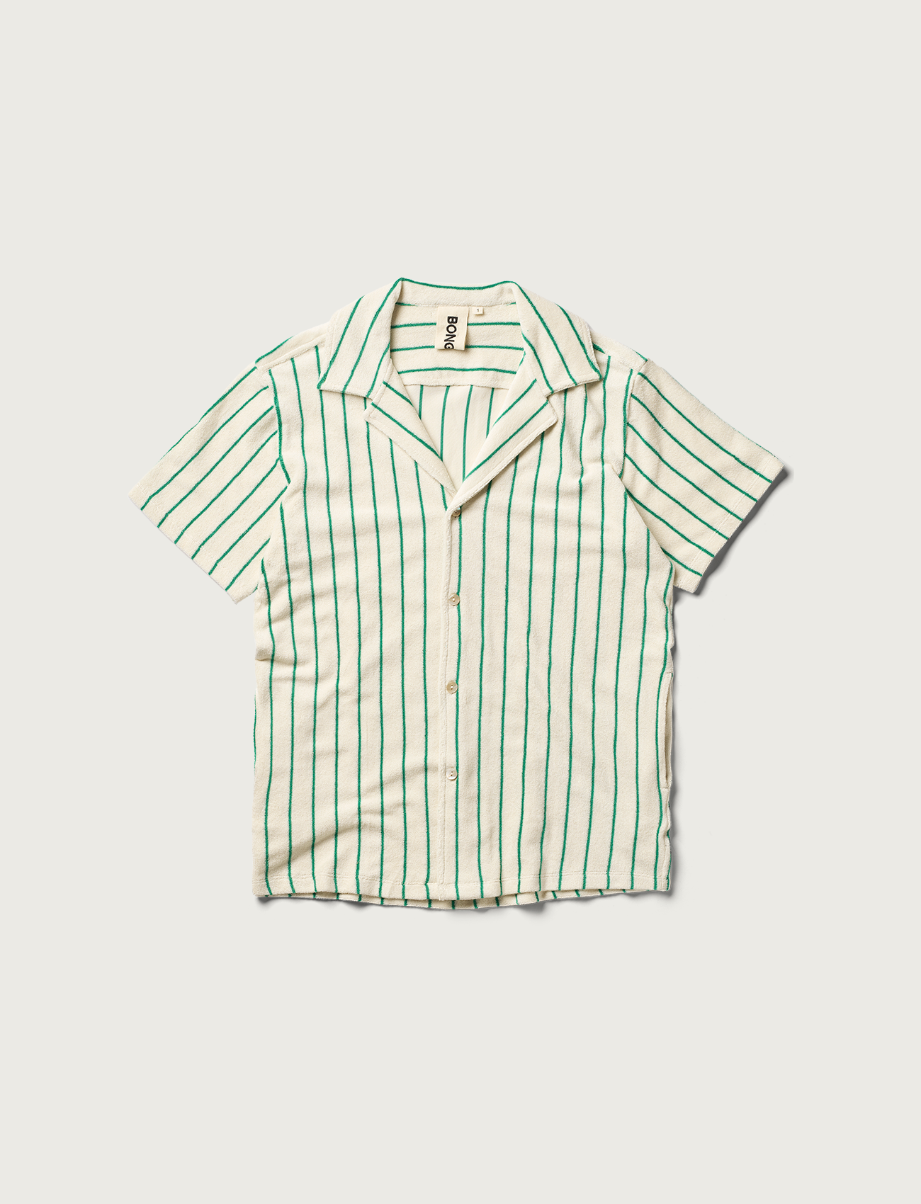 Naram Shirt, pure white & grass