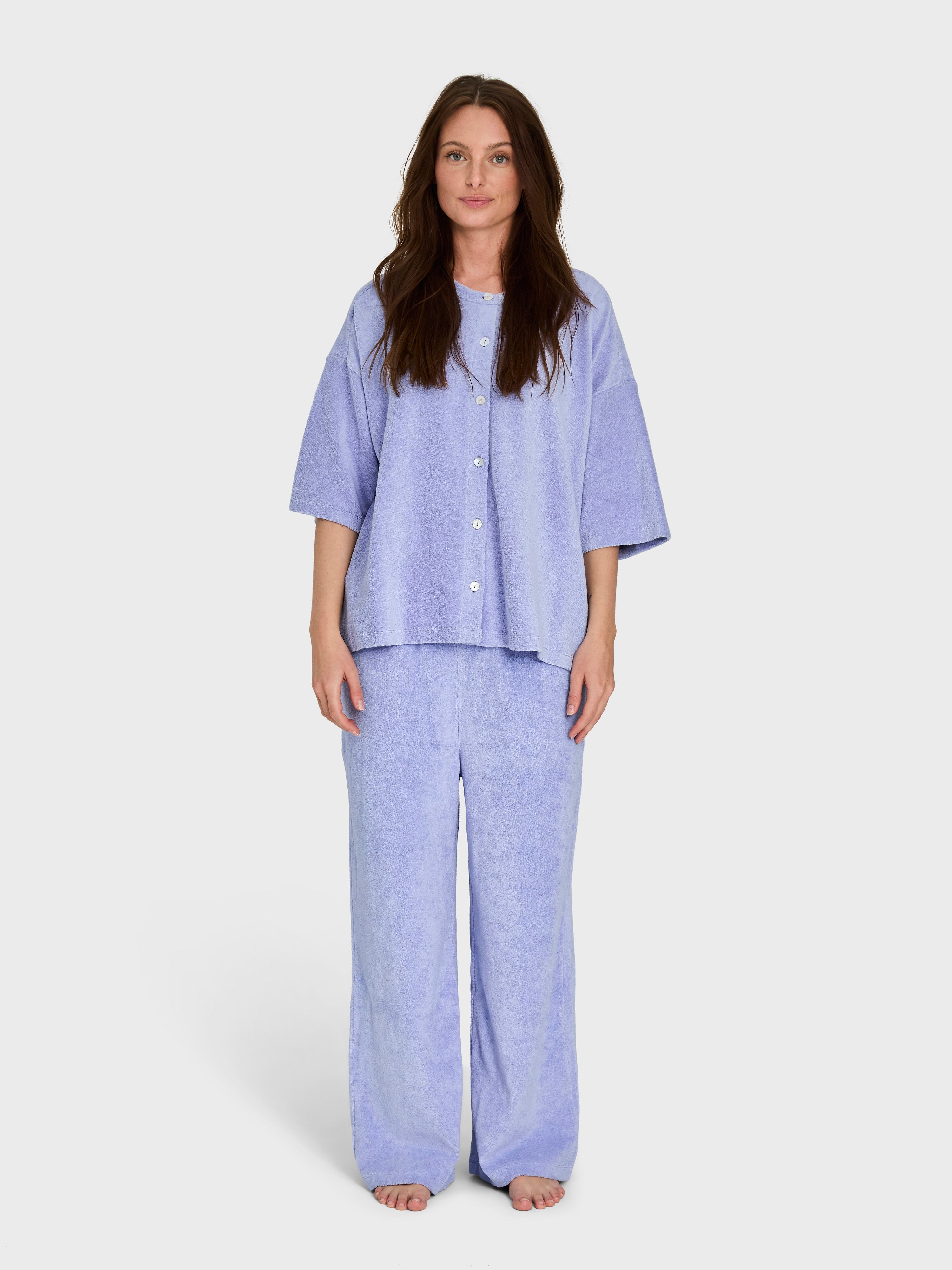 Naram Oversized Shirt, lavender blue