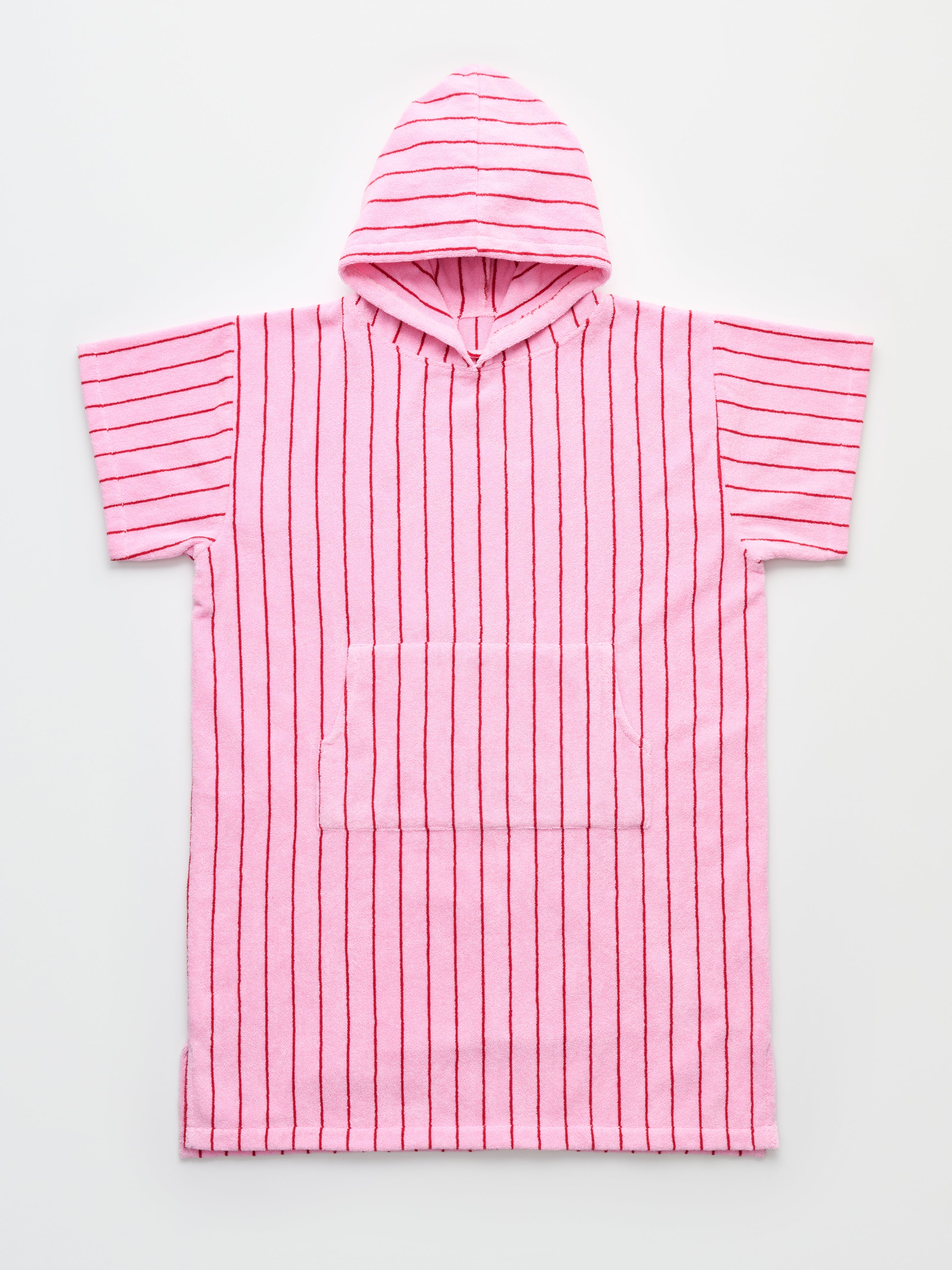 Naram Poncho, baby pink & ski patrol