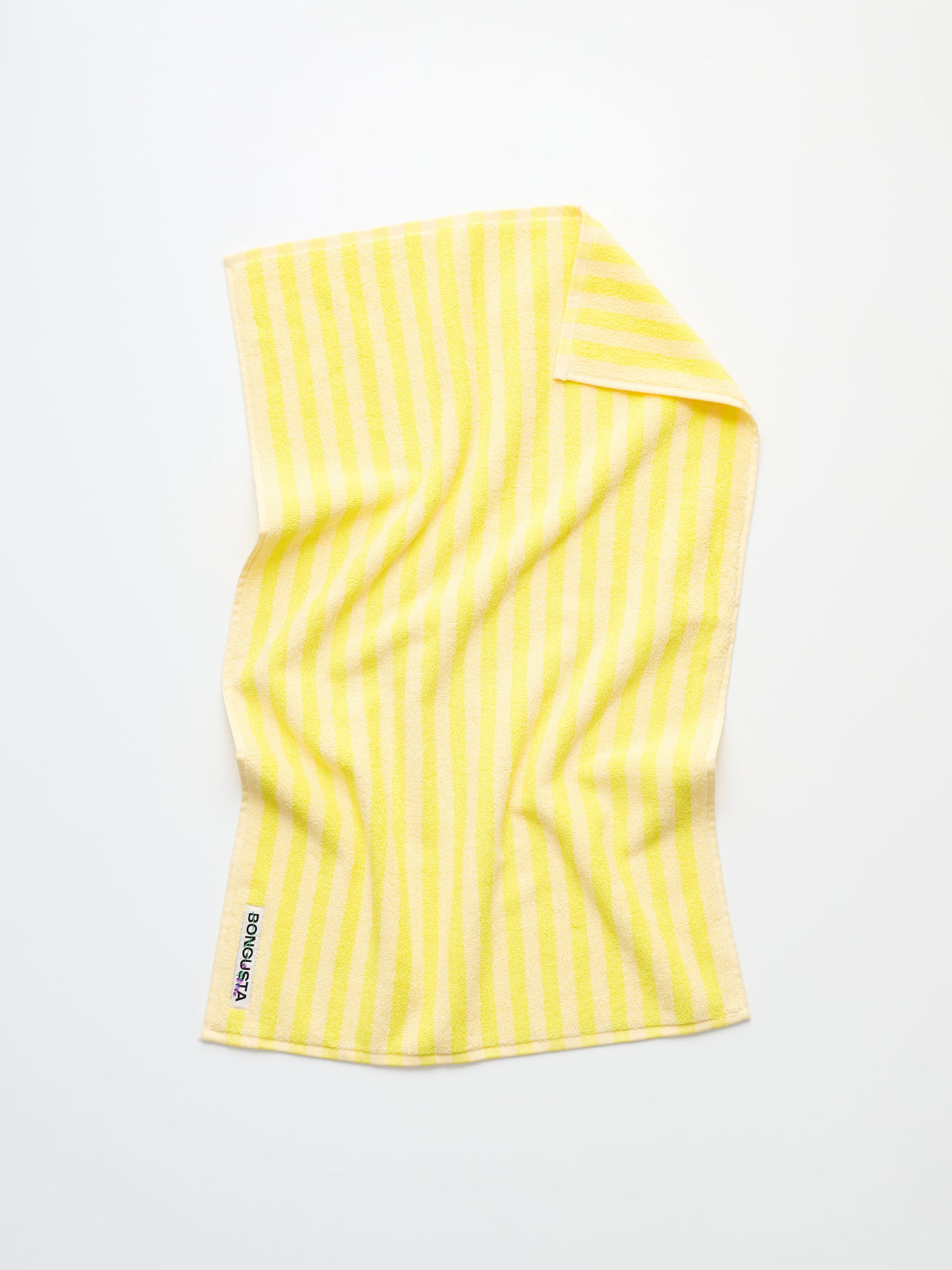 Naram Towels, pristine & neon yellow