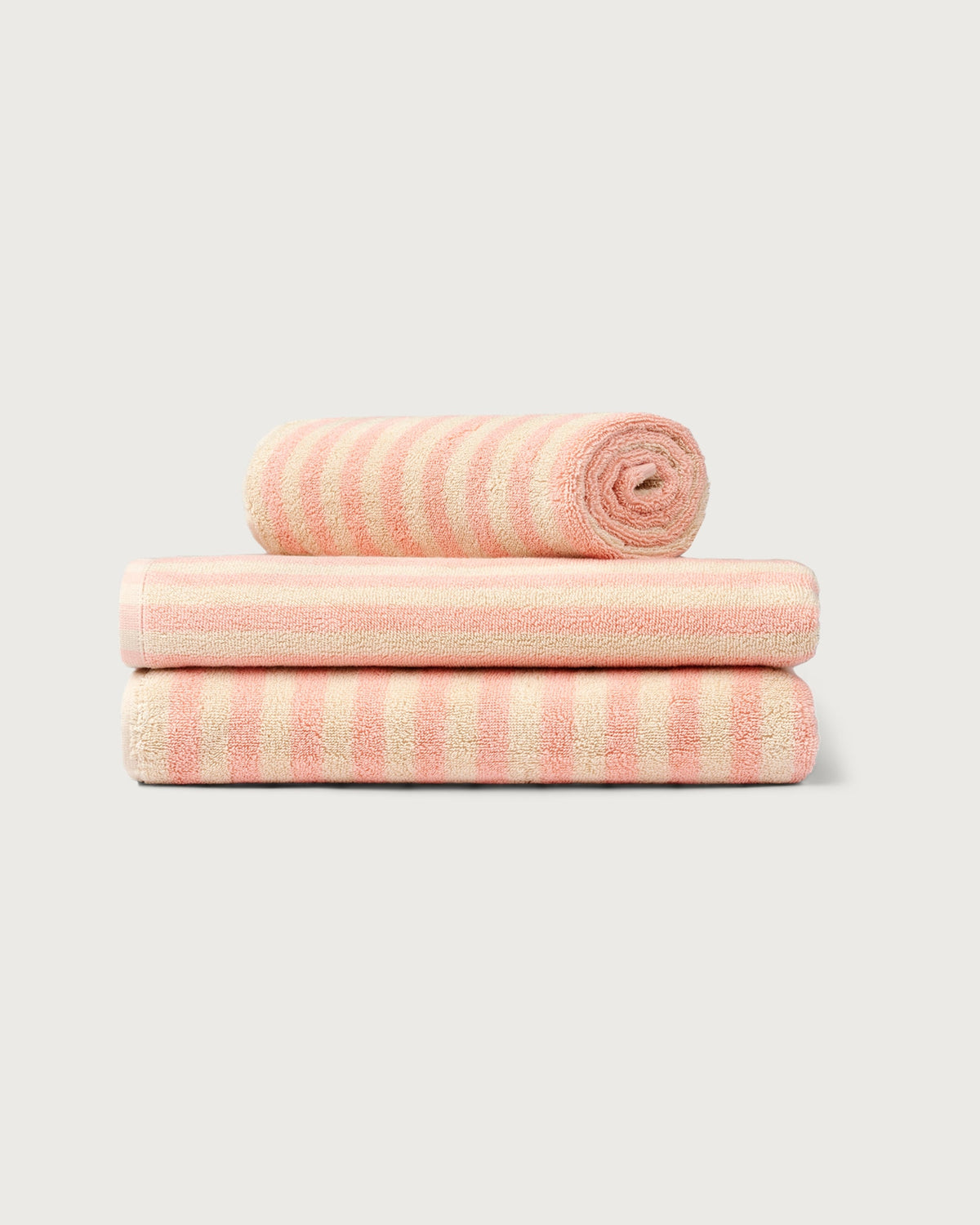 Naram Towels, tropical & creme
